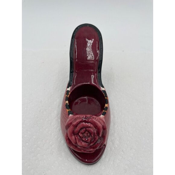 Ceramic High Heel Shoe Shaped Trinket Holder / votive By Home Interiors With Ros - Picture 2 of 7